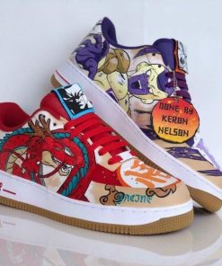 Dragonball Red Purple Custom Air Force 1