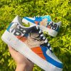 Dragonball Blue Goku Custom Air Force 1