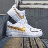 Gold Drip Custom Air Force 1