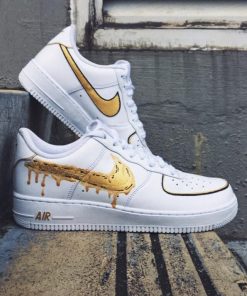 Gold Drip Custom Air Force 1