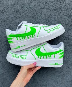 Palm Tree Drip Custom Air Force 1