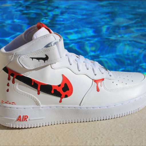 Drip Swoosh Rnb Custom Air Force 1