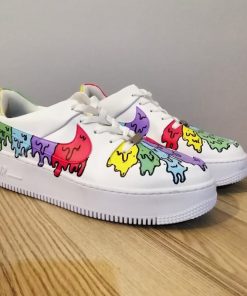 Drippy Rainbow Color Custom Air Force 1