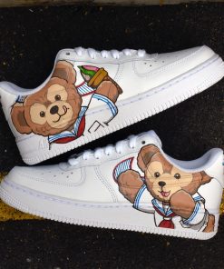 Duffy Bear Painted Custom Air Force 1