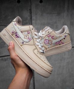 Flower Simple Custom Air Force 1