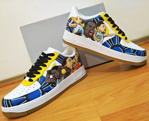 GSW Big 3 Custom Air Force 1