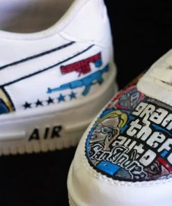 GTA Video Game Custom Air Force 1