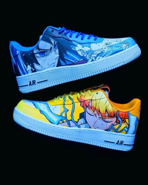 Giyuu X Zenitsu Custom Air Force 1