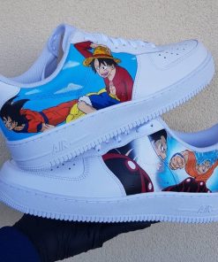 Goku X Luffy Custom Air Force 1