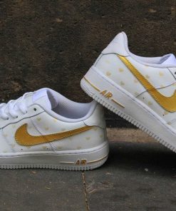 Gold Hearts Custom Air Force 1