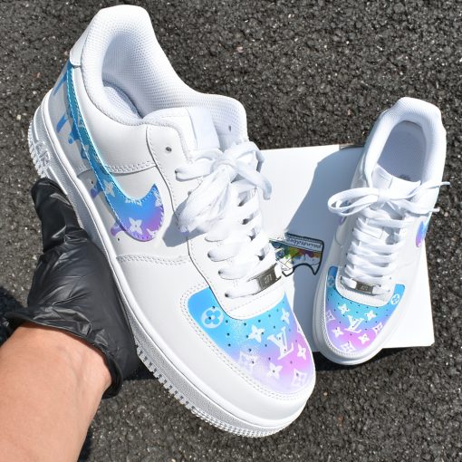 Gradient Color LV Custom Air Force 1