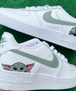 Grogu X Mando Custom Air Force 1