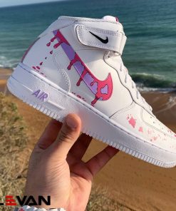 Hot Pink Drip Custom Air Force 1