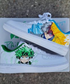 Midorya X Todoroki Custom Air Force 1