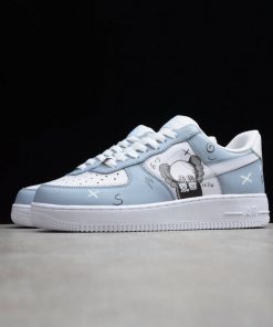 Blue Kaws Custom Air Force 1