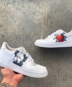 Hand Painted Kaws Custom Air Force 1