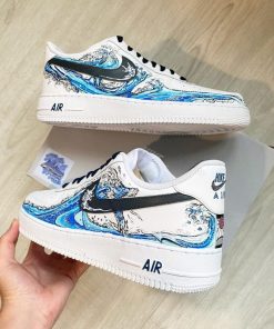 Demon Slayer Waves Custom Air Force 1