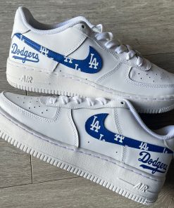 LA Dodgers Baseball Custom Air Force 1