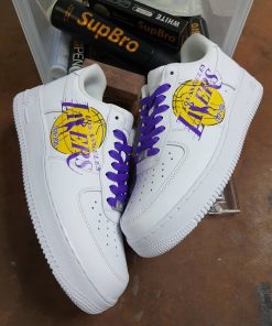 Lakers Logo Custom Air Force 1