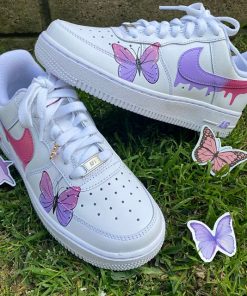 Purple Pink Butterfly Custom Air Force 1