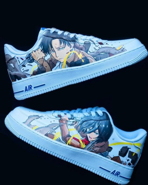 Levi X Mikasa Custom Air Force 1