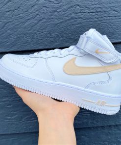 Light Beige Tan Custom Air Force 1