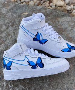 Blue Butterfly Custom Air Force 1