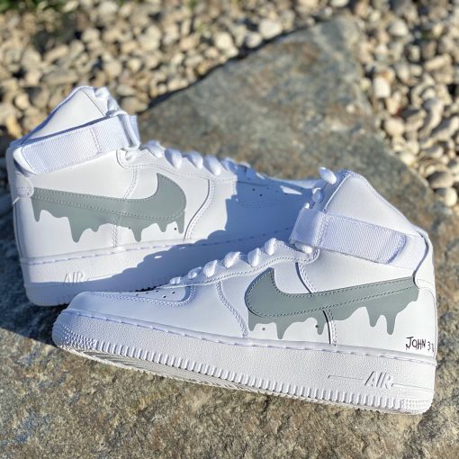 Light Grey Custom Air Force 1