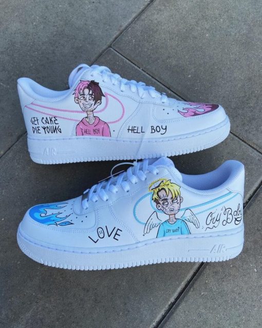 Lil Peep Custom Air Force 1