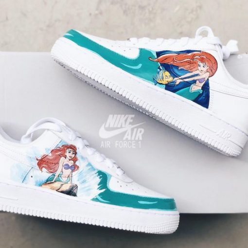 Little Mermaid Ariel Custom Air Force 1