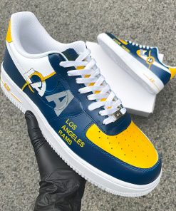 Los Angeles RAMS Custom Air Force 1