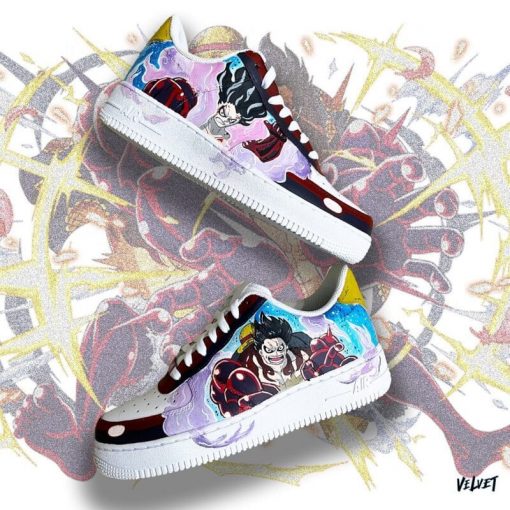 Luffy One Piece Custom Air Force 1