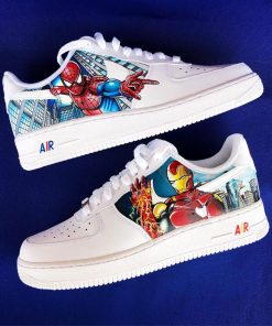 Ironman Vs Spiderman Custom Air Force 1