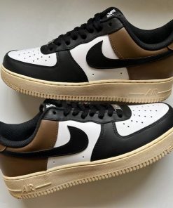 Mocha Brown Black Custom Air Force 1