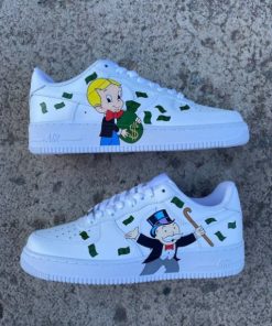 Monopoly And Richie Rich Custom Air Force 1