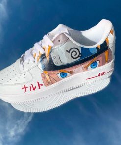 Naruto Hand Painted Custom Air Force 1