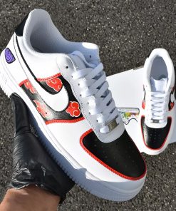 Naruto Akatsuki Custom Air Force 1