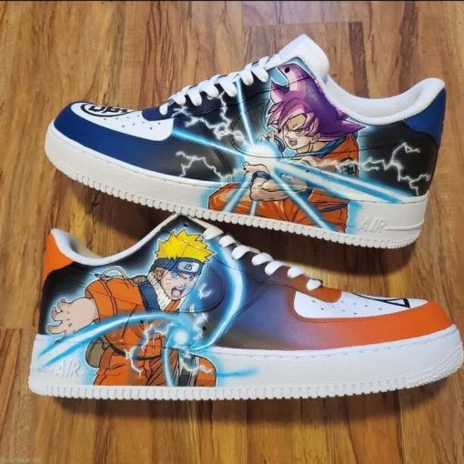 Naruto Feat Goku Custom Air Force 1