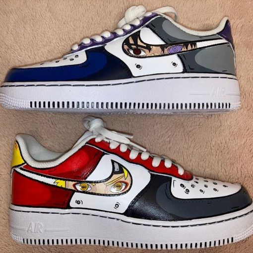 Naruto Feat Sasuke Custom Air Force 1