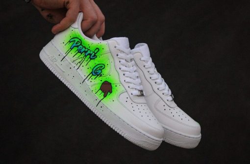 Neon Green Color Custom Air Force 1