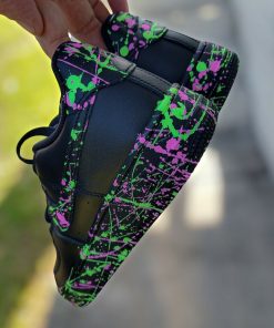 Green Pink Splatter Custom Air Force 1