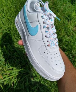 Blue Salmon Custom Air Force 1