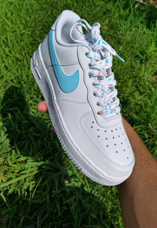 Blue Salmon Custom Air Force 1