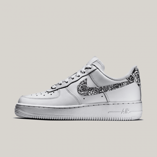 Black White Rose Custom Air Force 1