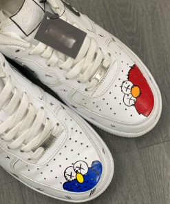 Blue Red Kaws Custom Air Force 1