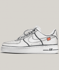 Off White Outline Custom Air Force 1