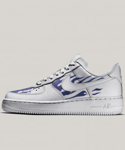 Blue Fire Ombre Custom Air Force 1