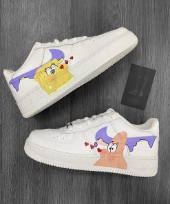 Spongebob Swoosh Drip Custom Air Force 1