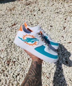 Miami Dolphins Custom Air Force 1