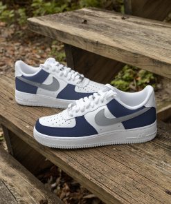 Dark Blue Black Custom Air Force 1